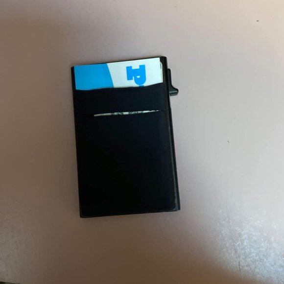 Wallet for Men - Pop up Card Holder RFID Blocking Minimalist Business Credit Ca - Picture 1 of 10